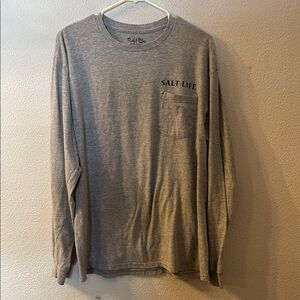 Salt Life Gray Long Sleeve Tee